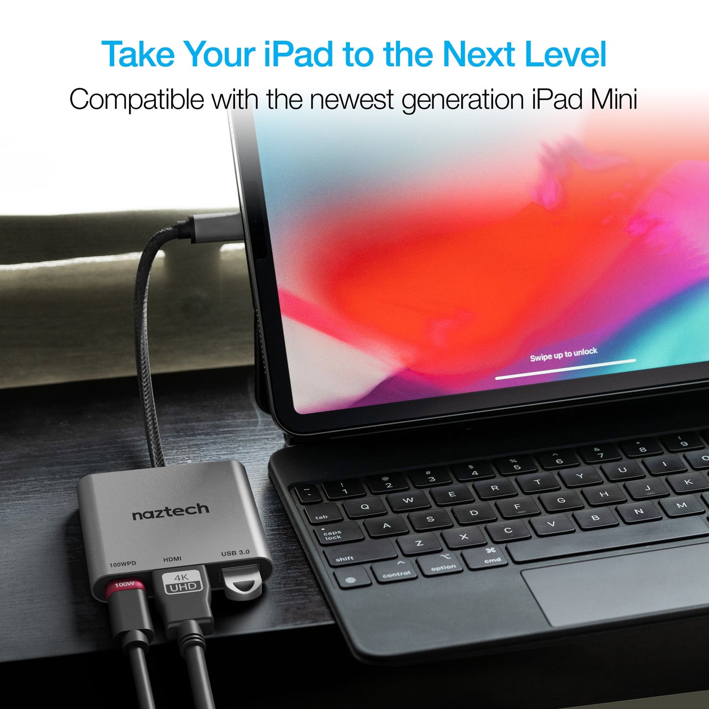 Naztech Portable MaxDrive 3100W Universal USB-C Hub (15598-HYP)