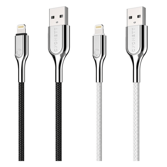 Cygnett Armoured Lightning to USB-A Braided Fast Charging Cable 2M