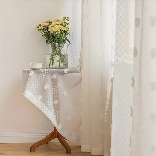 Elegant French Pastoral Gauze Curtains  YearRound Decor