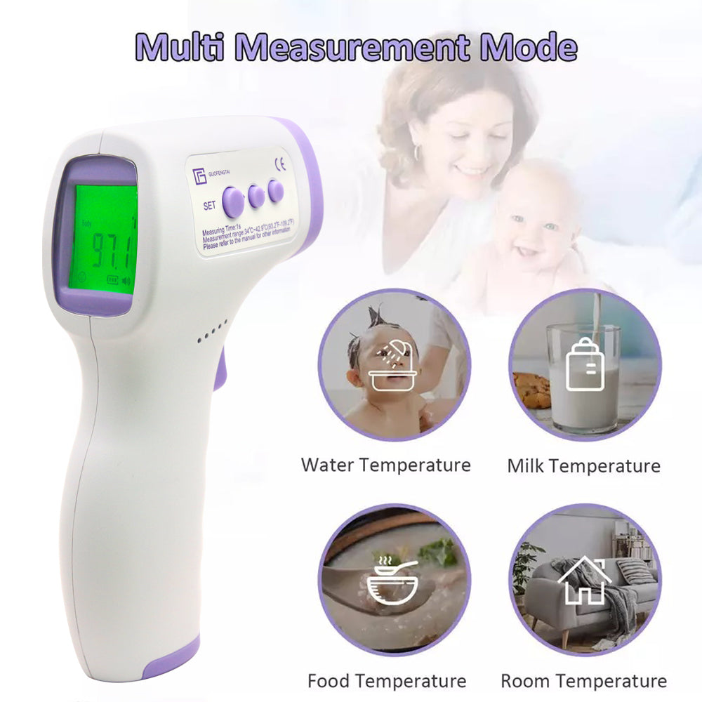 Real-Time Health Monitoring Kit with Forehead Thermometer & Blood