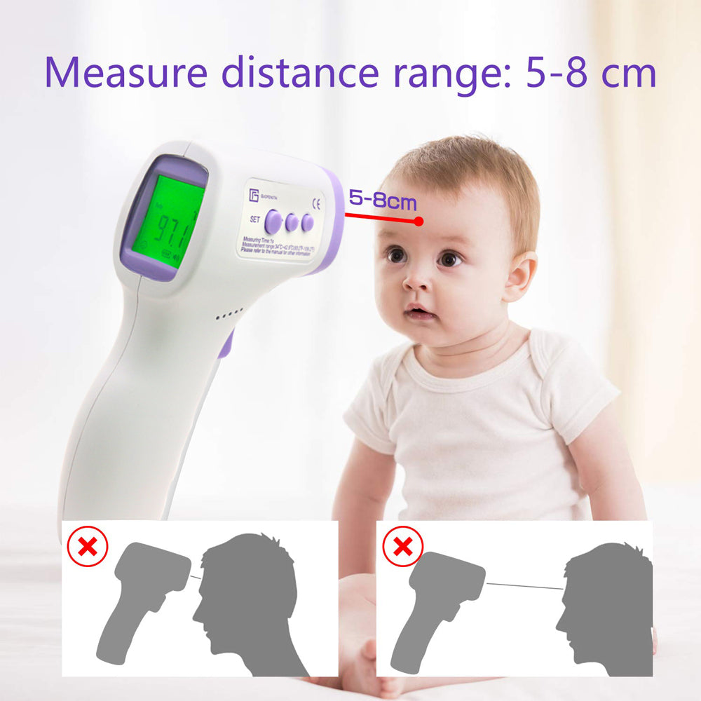 Real-Time Health Monitoring Kit with Forehead Thermometer & Blood