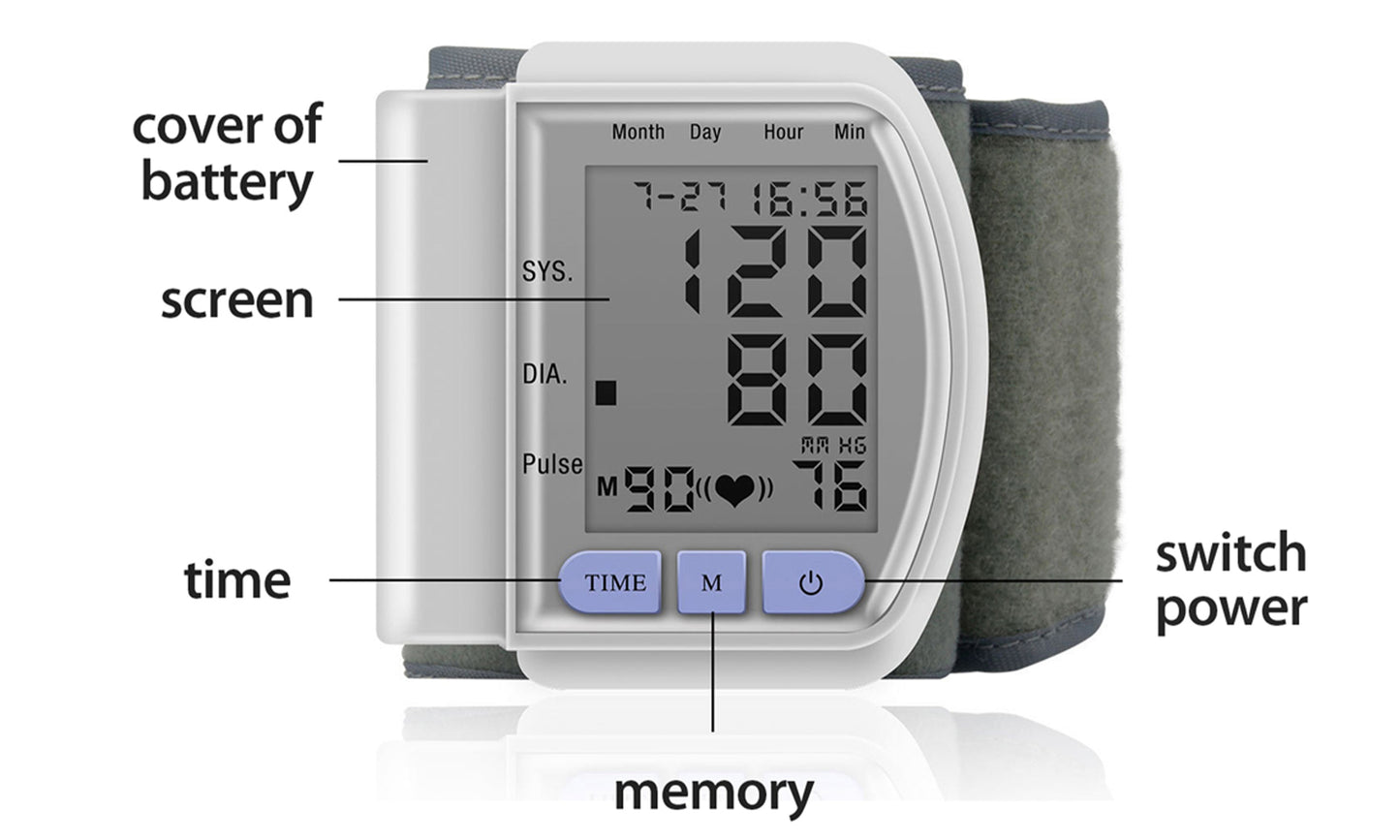 Real-Time Health Monitoring Kit with Forehead Thermometer & Blood