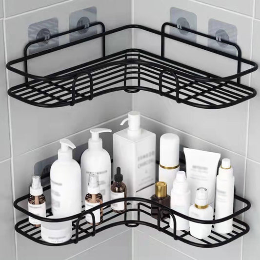 Triangle Wall Mounted Shower Caddy Rack for Easy Storage