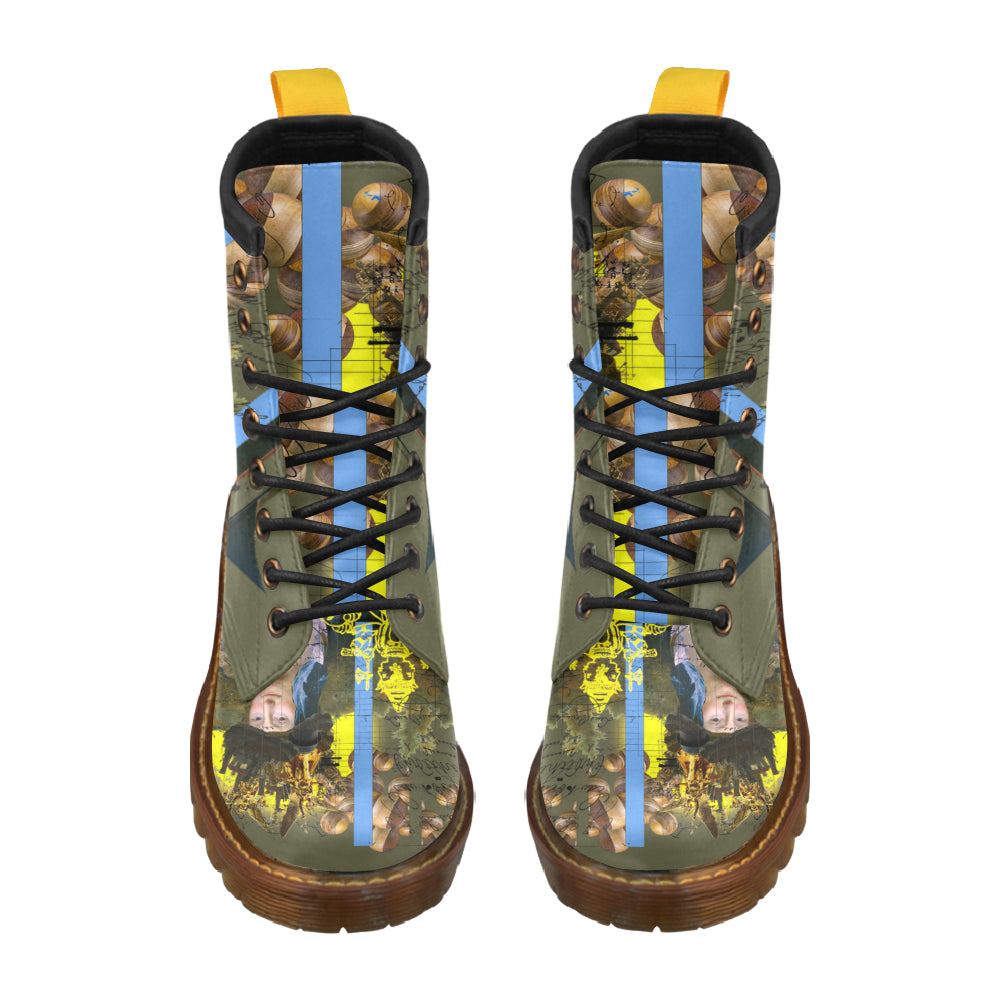 SUNRISE Men's Leather High Boots