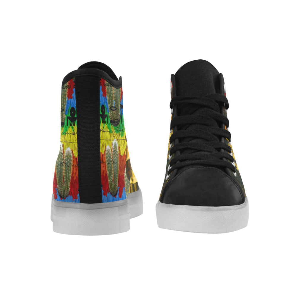 AND THIS, IS THE RAINBOW BRUSH CACTUS. II Light Up Men's Sneakers