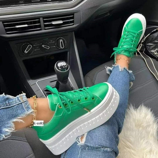 Flat Womens Sneakers Casual Platform Women's Shoes