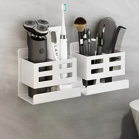 Universal Wall Mounted Bathroom and Kitchen Organizer Shelf