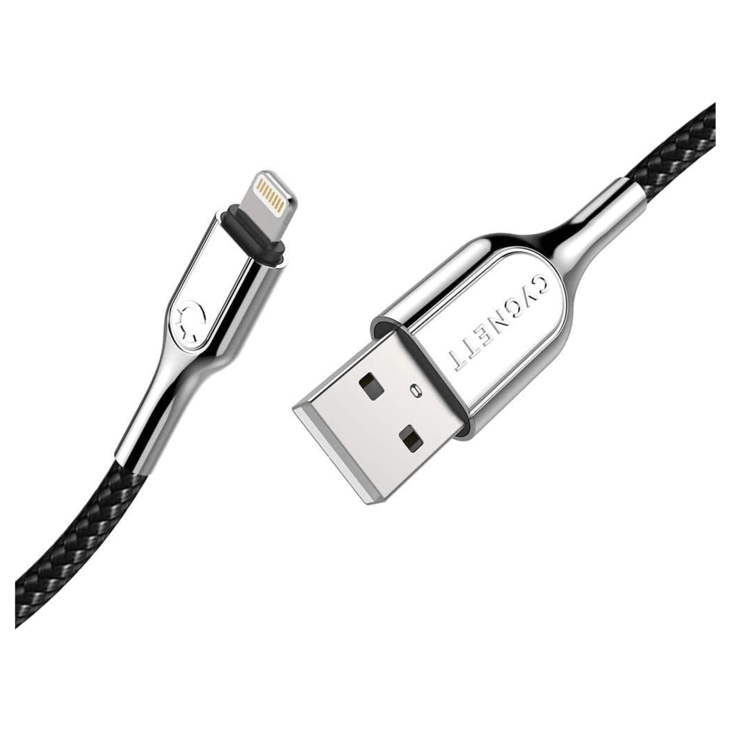 Cygnett Armoured Lightning to USB-A Braided Fast Charging Cable 2M