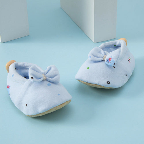 Summer Hot Selling Baby Simple Cartoon Print Soft Sole Anti-slip Shoes